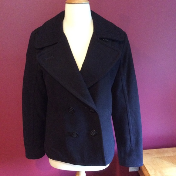 Women’s American eagle pea coat navy sz S - Picture 1 of 6